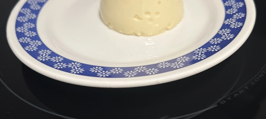 Flan de leche de almendras