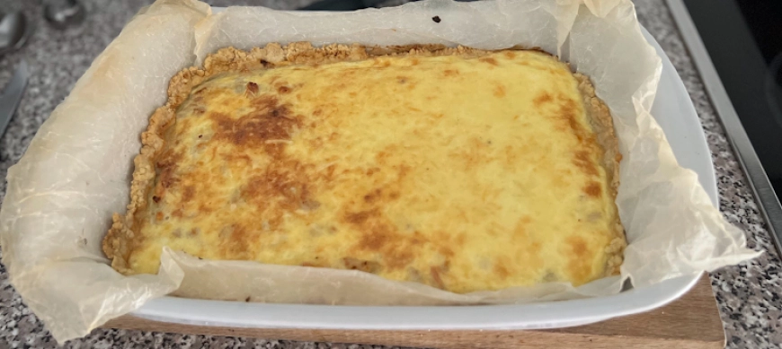 Quiche de pollo a mi manera