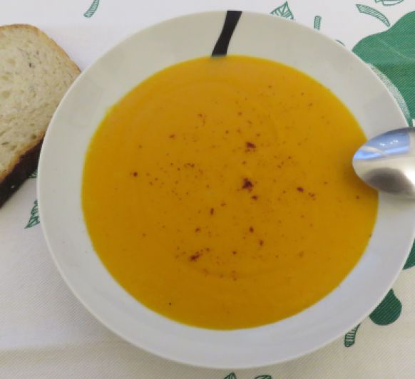 Crema de zanahorias rápida con Thermomix®
