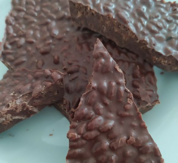 Turrón de Chocolate Crujiente (Calendario de Adviento: Día 4)