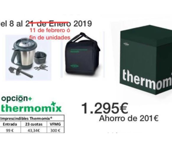 NUEVA PROMOCIÓN Thermomix® HASTA EL 11 FEBRERO 2019