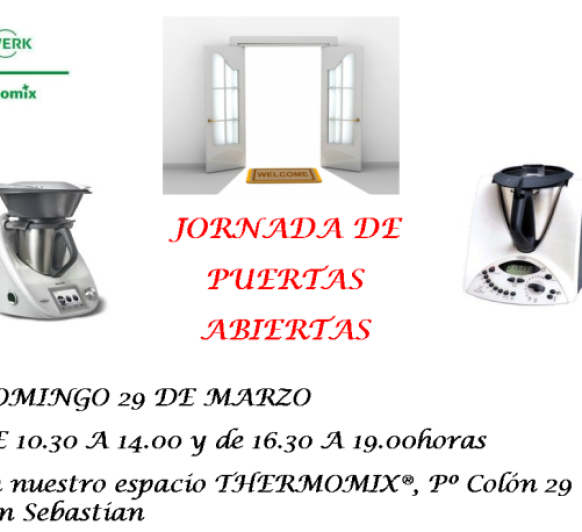 Jornada de Puertas Abiertas 29/3/15 Thermomix ®